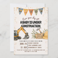 Grab es aus - Baby-Party im Bau-Style
