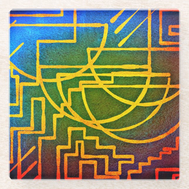 Grab Glasuntersetzer (Vorderseite)