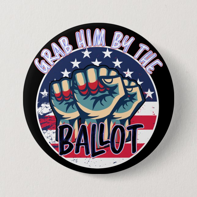 Grab Ihm am Wahlplatz, Abstimmung 2020, Resist Fis Button (Vorderseite)