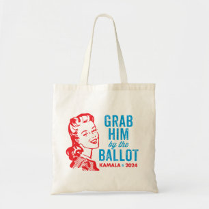 Grab Ihm von der Partie - Kamala Harris Tote Bag Tragetasche