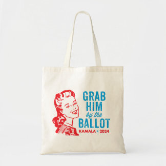 Grab Ihm von der Partie - Kamala Harris Tote Bag Tragetasche