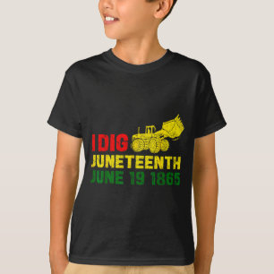 Grab juneteenth Fäuste Traktor 19. 1865 T-Shirt