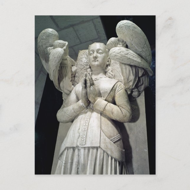 Grab von Agnes Sorel 1450-59 Postkarte (Vorderseite)