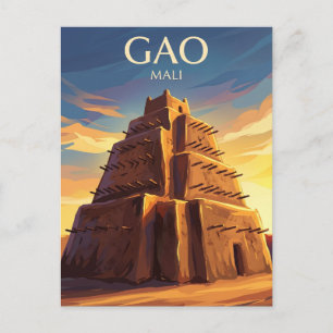 Grab von Askia Mali Postkarte