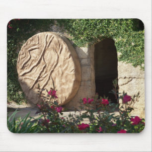 Grab von Auferstehung Jesuss Ostern Mousepad Kunst