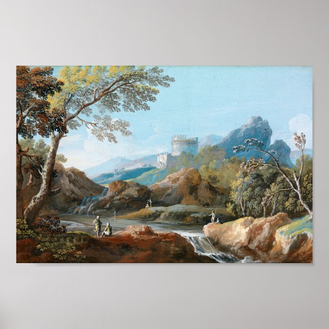 Grab von Cecilia Metella | Giovanni Battista Busir Poster (Vorne)