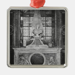Grab von Charles Le Brun und seine Ehefrau Silbernes Ornament