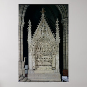 Grab von Dagobert I König der Fränke Poster