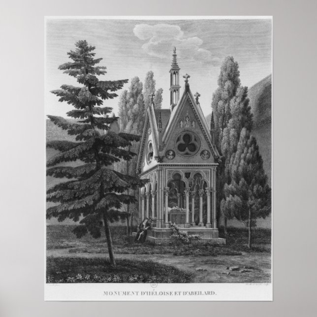Grab von Heloise und Abelard Poster (Vorne)