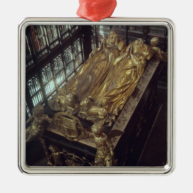 Grab von Henry VII und von seiner Ehefrau Silbernes Ornament (Vorne)