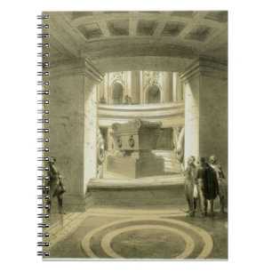 Grab von Napoleon (1769-1821) bei Invalides, von Notizblock