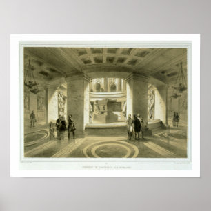 Grab von Napoleon (1769-1821) bei Invalides, von ' Poster
