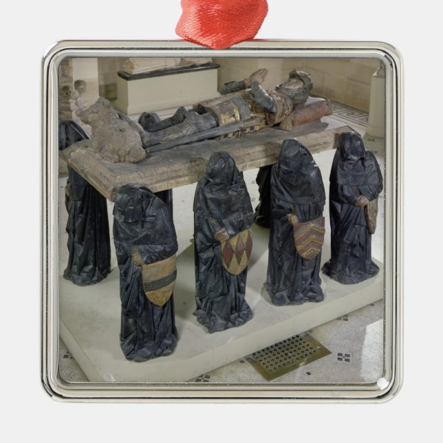 Grab von Philippe-Topf Silbernes Ornament (Vorne)