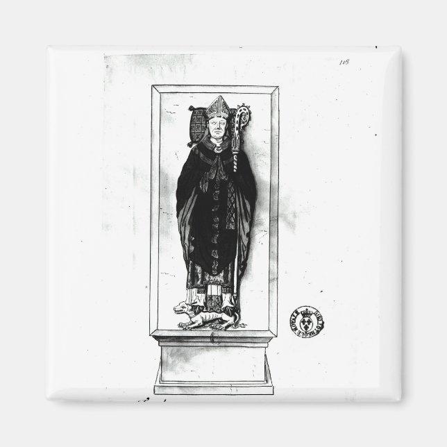 Grab von Pierre Cauchon Magnet (Vorne)