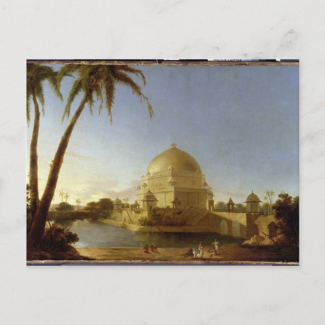 Grab von Sher Shah, Sasaram, Bihar, c.1790 (Öl auf Postkarte (Vorderseite)