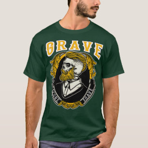 Grab vor Rasur Bärtiger Vintage T-Shirt