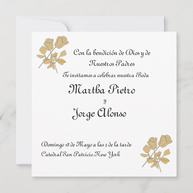 Grabame como un sello en tu corazon einladung (Vorderseite)