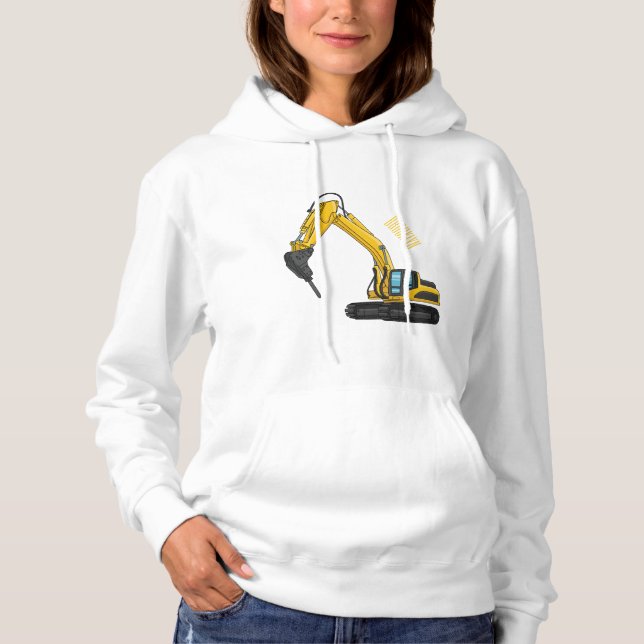Grabbagger-Cartoon Hoodie (Vorderseite)