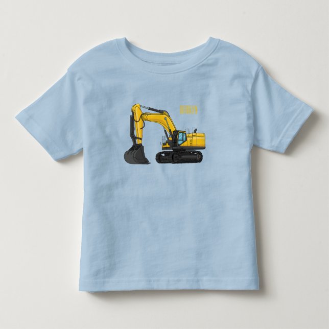 Grabbagger-Cartoon Kleinkind T-shirt (Vorderseite)