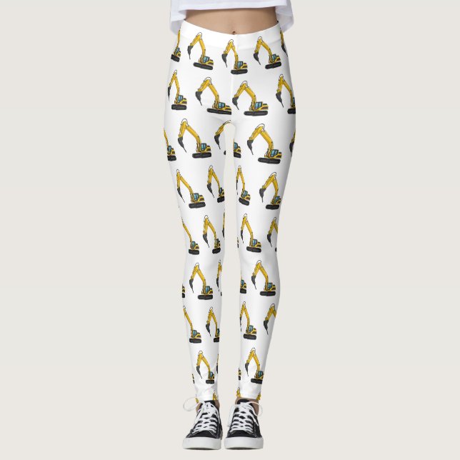 Grabbagger-Cartoon Leggings (Vorderseite)