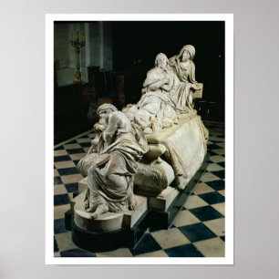 Grabdenkmal an Armand-Jean du Plessis, Cardin Poster
