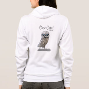 Graben der Eulen-Kunst-Kap-Koralle FL Hoodie