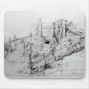 Graben gut in unterem Bedford-Platz, London Mousepad
