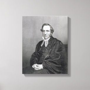 Graben Richard Chenevix, graviert durch D.J Pfund Leinwanddruck