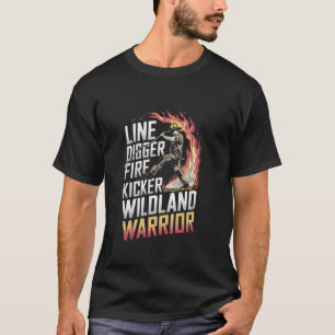 Grabenbagger-Feuer-Treter-Waldbrandbekämpfer T-Shirt