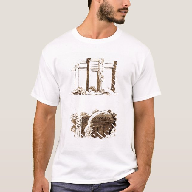 Gräber an Castel d'Asso T-Shirt (Vorderseite)