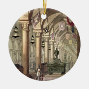Gräber der Ritter Templar, c.1820-39 (Aquatinta) Keramikornament