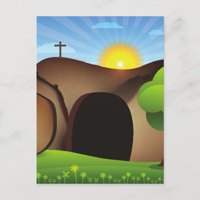 Grabmal Postkarte (Vorderseite)