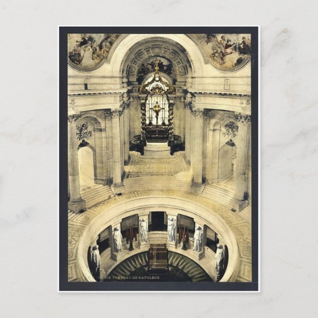 Grabmal von Napoleon, Paris, Frankreich, klassisch Postkarte (Vorderseite)