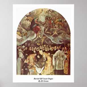 Grabmal von Orgaz durch El Greco Poster