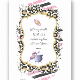 Grabovoi Zahlen für die Freiheit vor Angst Aufkleber