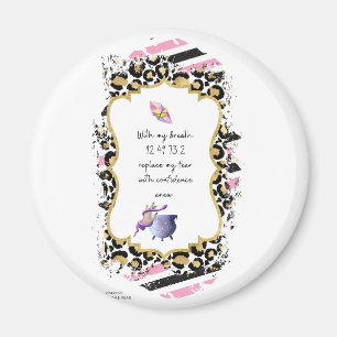 Grabovoi Zahlen für die Freiheit vor Angst Magnet