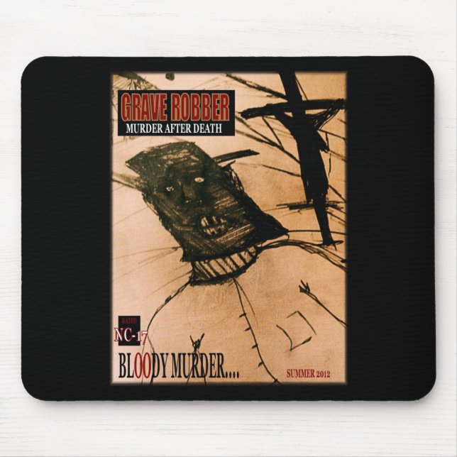 Grabrobbe FLYER Mousepad (Vorne)