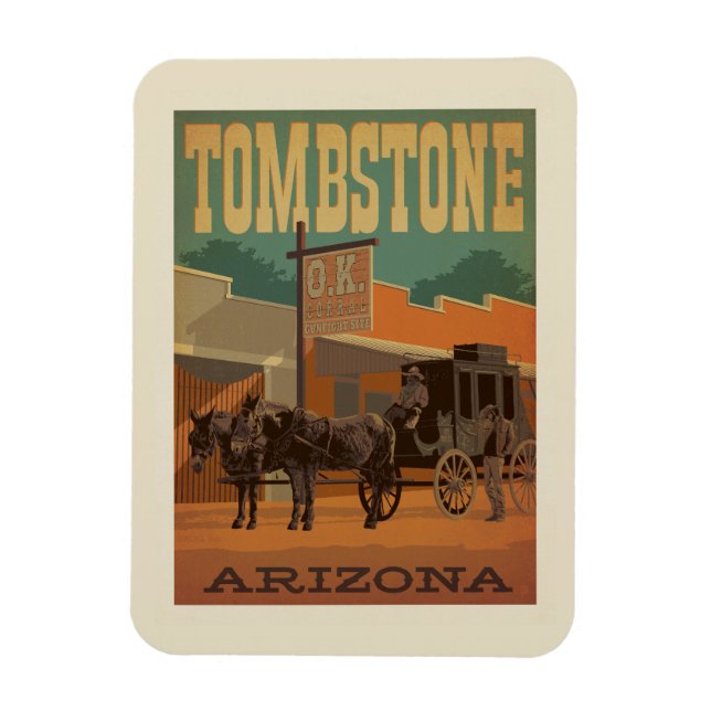 Grabstein, Arizona Magnet (Vertikal)