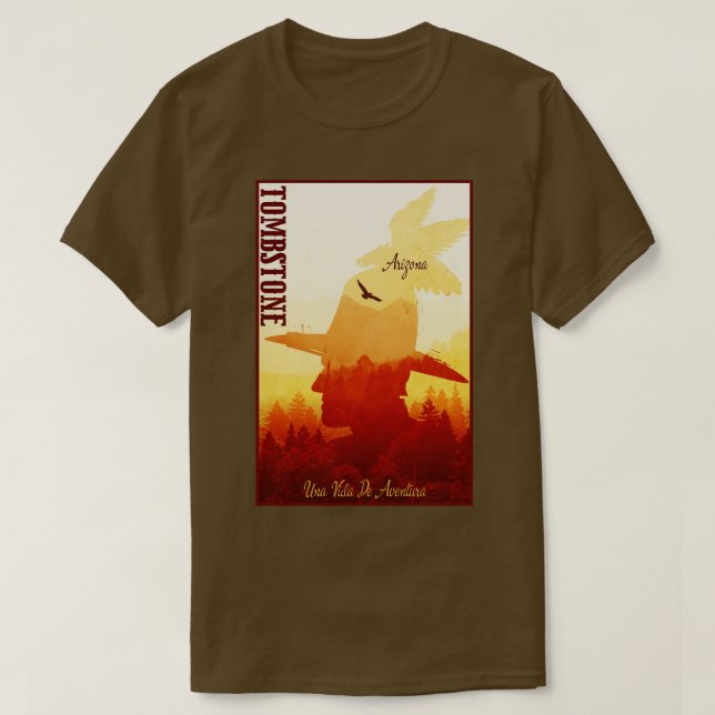 Grabstein Arizona T-Shirt (Design vorne)