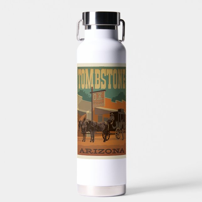 Grabstein, Arizona Trinkflasche (Vorne)
