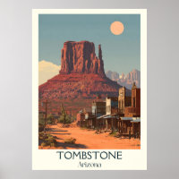 Grabstein Arizona Vintage Reiseplaner | Retro