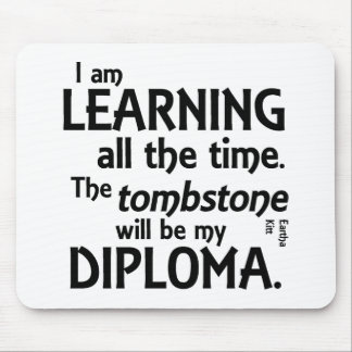 Grabstein-Diplom Mousepad