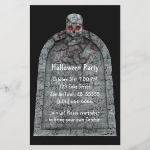 Grabstein - Halloween-Flyer Flyer