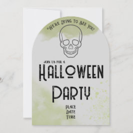 Grabstein-Halloween-Party-Einladung Einladung