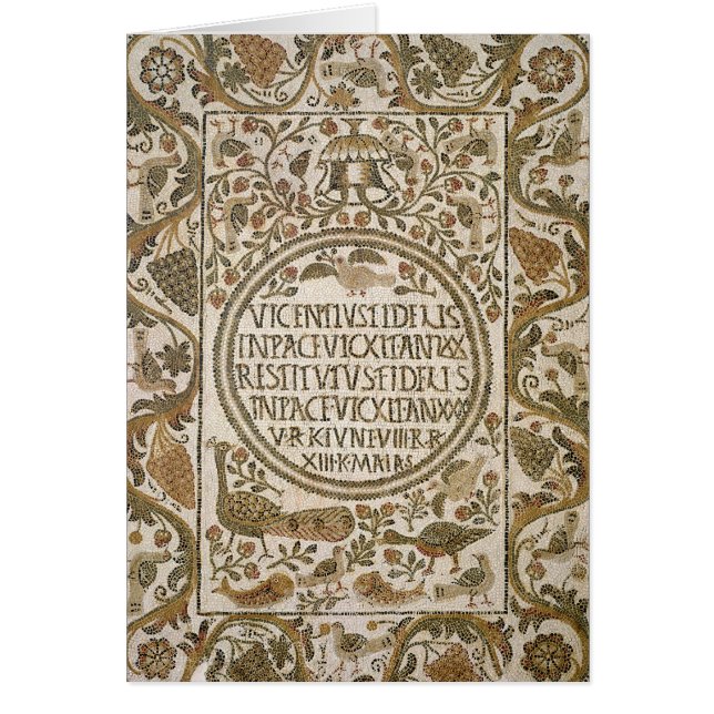 Grabstein mit einem Epitaphen (Vorne)