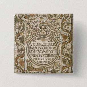 Grabstein mit einem Epitaphen Button