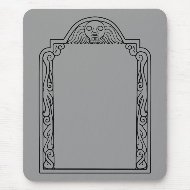 Grabstein Mousepad (Vorne)