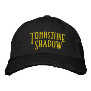 Grabstein Schattenschwarze Baseballkappe Bestickte Baseballkappe