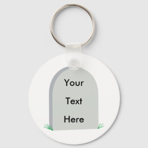 Grabstein-Schlüsselanhänger Schlüsselanhänger