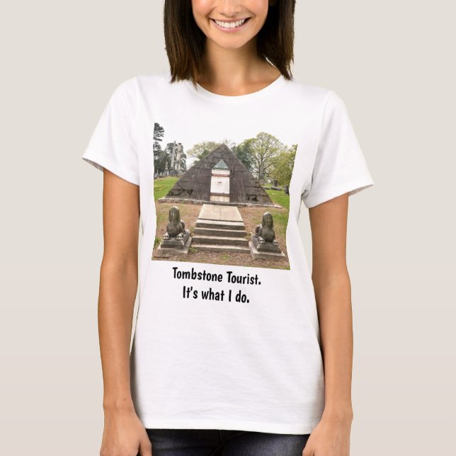 Grabstein Tourist T-Shirt (Vorderseite)